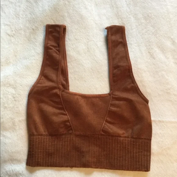 FP Movement Square Neck Good Karma Bra NWOT*defect - Picture 6 of 12